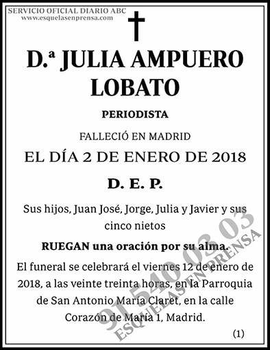 Julia Ampuero Lobato